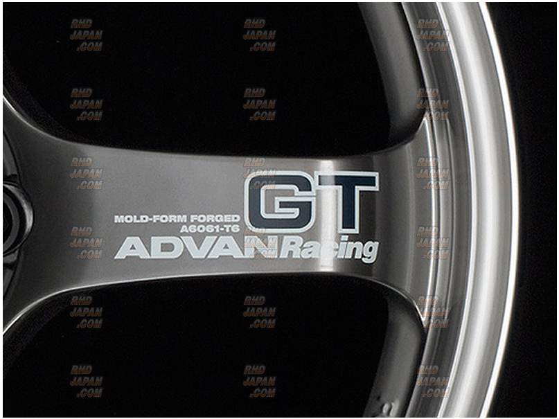 ADVAN Racing ヤカさん専用 1 YOKOHAMA Advan Racing GT Spoke Sticker - Silver - RHDJapan